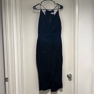 Joie black wrap dress